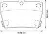 Тормозные колодки задние Toyota RAV4 II Jurid 572488J (фото 1)