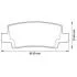 Колодки гальмівні TOYOTA Corolla Jurid 572492J (фото 1)