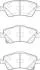 Тормозные колодки передние TOYOTA AURIS Jurid 572524J (фото 1)