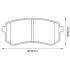 Тормозные колодки задние HYUNDAI i10 KIA PICANTO 572527J