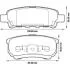 Тормозные колодки задние JEEP COMPASS/PATRIOT MITSUBISHI LANCER/OUTLANDER DODGE CALIBER Jurid 572547J (фото 1)
