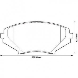 Тормозные колодки MAZDA RX-8 Jurid 572555J