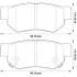Колодки гальмівні HYUNDAI Santa Fe, Sonata, Trajet, XG 572557J