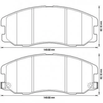 Тормозные колодки передние CHEVROLET CAPTIVA OPEL ANTARA Jurid 572570J