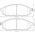 Гальмівні колодки передні RENAULT KOLEOS NISSAN MURANO/NP300 NAVARA/PATHFINDER/QASHQAI INFINITI Jurid 572575J (фото 1)