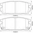 Тормозные колодки Hyundai Terracan Jurid 572581J (фото 1)