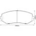 Тормозные колодки передние Suzuki Grand Vitara I, II Jurid 572584J (фото 1)