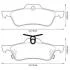 Тормозные кол. зад. Toyota Yaris 05- Jurid 572588J (фото 1)