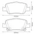 Тормозные колодки TOYOTA Auris Jurid 572601J (фото 1)