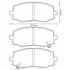 Гальмівні колодки передні Hyundai i20 I (2008-2015) 572609J