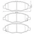 JURID TOYOTA Тормозные колодки передн.Hilux III 05- 572641J