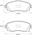 Тормозные колодки передние OPEL COMBO/CORSA/MERIVA/TIGRA 573011J