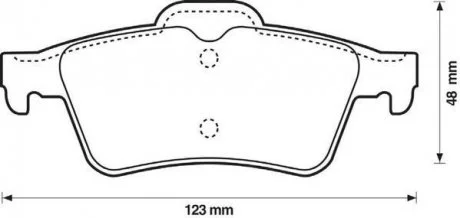 Колодки тормозные задние VECTRA 02- Jurid 573018J