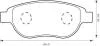 PEUGEOT Тормозные колодки передн.307 01-,Citroen Berlingo,Fiat Doblo Jurid 573031J (фото 1)