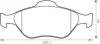 Тормозные колодки передние FORD FIESTA/FUSION/KA/PUMA MAZDA 121/2 Jurid 573041J (фото 1)