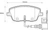 Гальмівні колодки передні VW POLO SKODA FABIA/ROOMSTER SEAT CORDOBA/IBIZA Jurid 573101J (фото 1)
