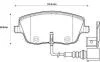 Тормозные колодки передние VW POLO SKODA FABIA/ROOMSTER SEAT CORDOBA/IBIZA Jurid 573101J (фото 1)