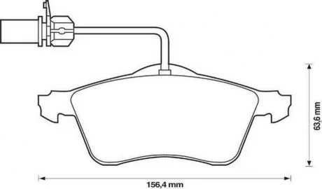 Колодки тормозные VW LT / T4 Jurid 573106J