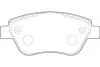 FIAT Тормозная колодка передн.Doblo 1.3JTD 1.9JTD 1.4i 05- Jurid 573170J (фото 1)