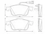 JURID FIAT Тормозн.колодки передн.Alfa Romeo 159 05- 573173J