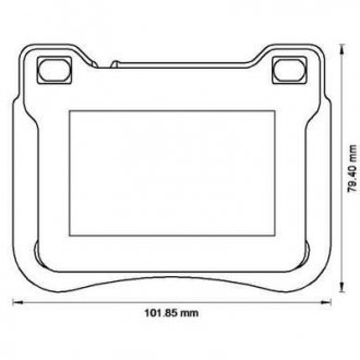 Тормозные колодки передние Mercedes C /CLK /SLK Jurid 573177J (фото 1)