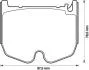 Тормозные колодки передние Mercedes CLS / E / S /SL / SLR 573180J