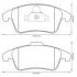 CITROEN Тормозные колодки передние C4 Picasso,Grand Picasso,DS4,5,Peugeot 5008 06- Jurid 573193J (фото 1)