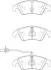 Колодки тормозные Audi A4 / A5 / A6 / Q5 Jurid 573247J (фото 1)