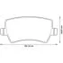 Гальмівні колодки задні LAND ROVER FREELANDER 2 / RANGE ROVER EVOQUE/ FORD GALAXY / Volvo V60/ V70 Jurid 573250J (фото 1)