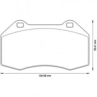 FORD Гальмівні колодки передн.Focus,Transit,Tourneo 1,8 /16V 02- Jurid 573253J