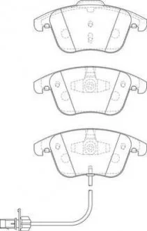 Гальмівні колодки Audi A4 /A5 Jurid 573258J