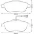 FIAT Колодки тормозные передн.Panda 03-,500,Ford Ka 08- Jurid 573266J (фото 1)