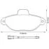 Колодки тормозные дисковые FIAT Panda 03- Jurid 573267J (фото 1)