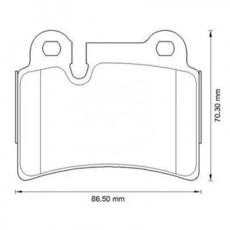 VW Тормозные колодки задн.Touareg 02- (сист.Brembo) Jurid 573297JC