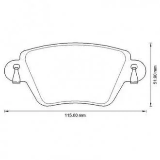 Тормозные колодки RENAULT Kangoo Jurid 573320J