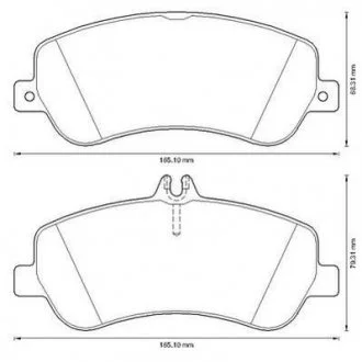 Гальмівні колодки передні Mercedes GLK Jurid 573321J