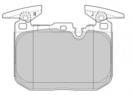 Тормозные колодки передние BMW 1 / 2 / 3/ 4 Jurid 573355J