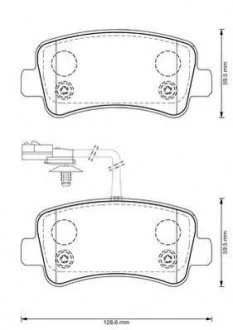 RENAULT Тормозные колодки задн.Master III,Opel Movano10- Jurid 573359J