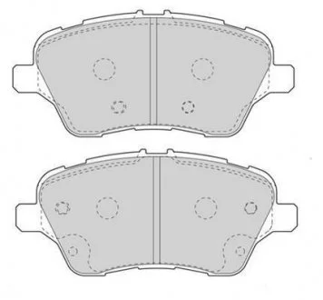 Тормозные колодки передние FORD B-Max / Fiesta / TOURNEO COURIER Jurid 573363J