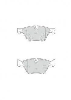 Гальмівні колодки передні BMW 5-Series (03/2010->) Jurid 573364J