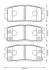 Колодки гальмівні задні Opel Antara 2.4, 3.2 V6, 2.0 CDTi, CHEVROLET Captiva Jurid 573386J (фото 1)