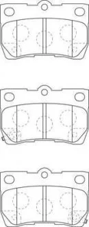 Тормозные колодки LEXUS GS, IS Jurid 573393J
