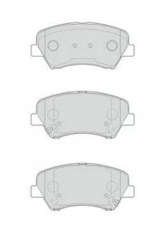 Колодки тормозные KIA CEED / HYUNDAI i30 Jurid 573406J