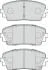 JURID KIA Тормозные колодки передн.Picanto 11- 573420J