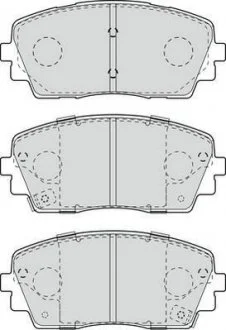 KIA Тормозные колодки передн.Picanto 11- Jurid 573420J