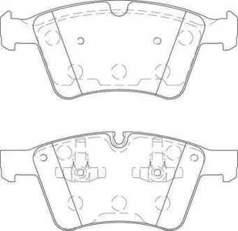 Колодки тормозные Mercedes M / GL / R Jurid 573424J (фото 1)