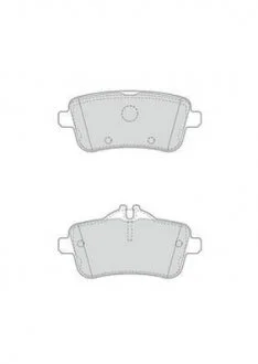 Гальмівні колодки задні AMG Mercedes ML (W166), GL (X166), GLE (C292), GLS (X166) Jurid 573466J