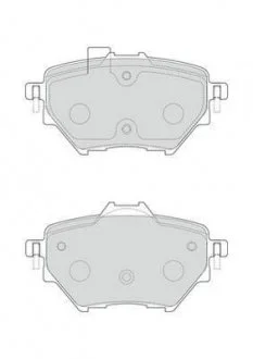 Гальмівні колодки задні Opel Combo / Peugeot 2008, 3008, 308, Partner / Toyota / Citroen Berlingo Jurid 573605J