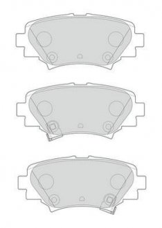 Гальмівні колодки задні Mazda 3 Jurid 573614J