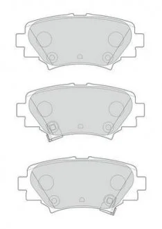 MAZDA Тормозные колодки задн.Mazda 3 13- Jurid 573614J